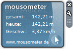 Screenshot - Mousometer Sidebar Gadget